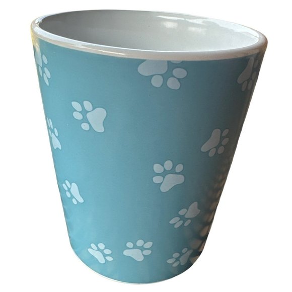 Enjoy Life Dog Theme Ceramic Coffee Cup Mug w/Paw Prints 18 oz. (Pre-owned) - Picture 4 of 11